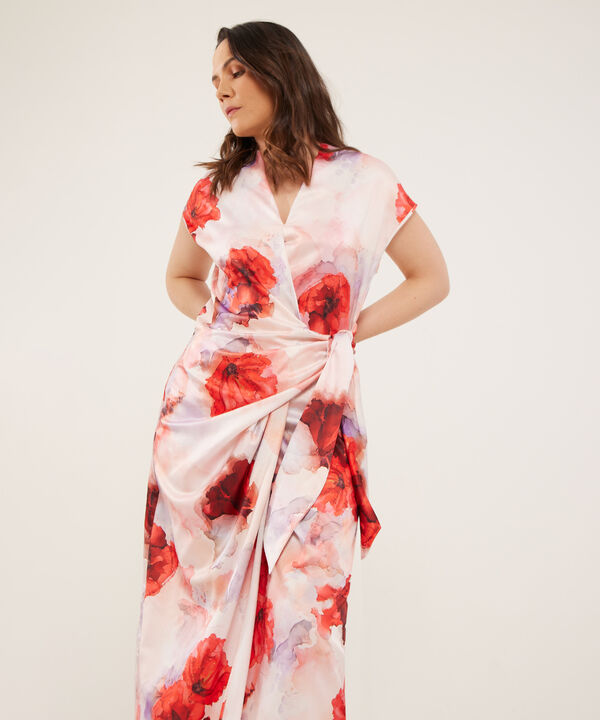Vestido Manga Corta Estampado