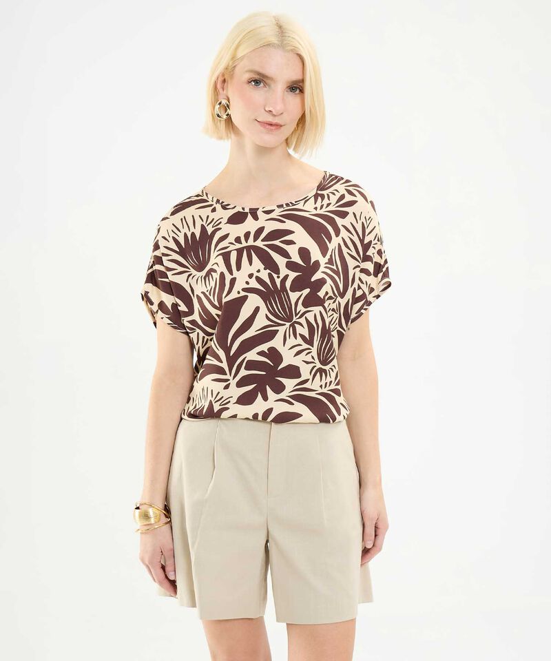 Blusa Estampado Botánico