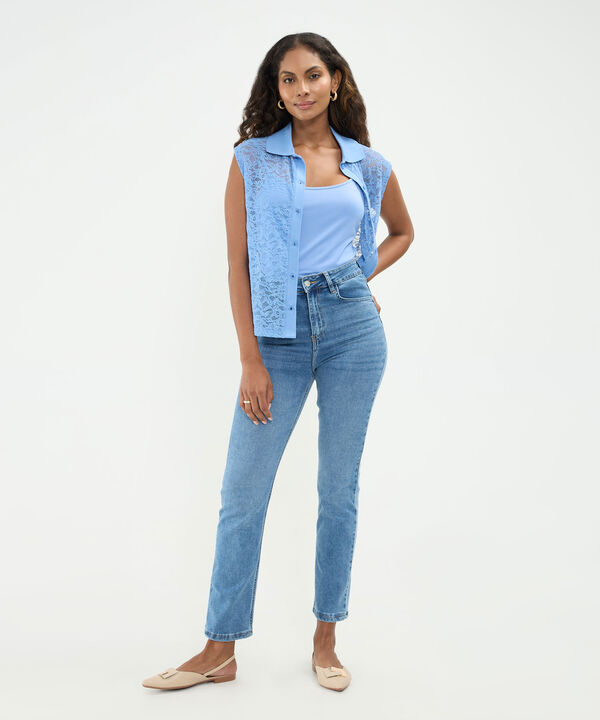 Jean Straight Para Mujer image number null