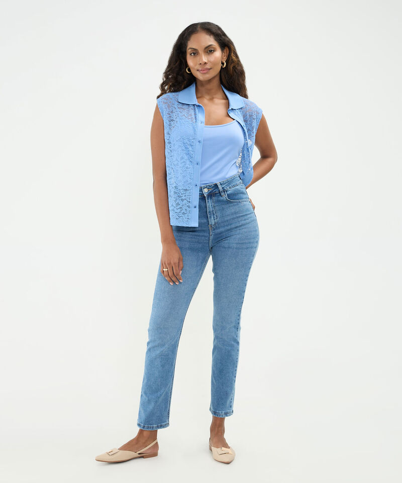 Jean Straight Para Mujer