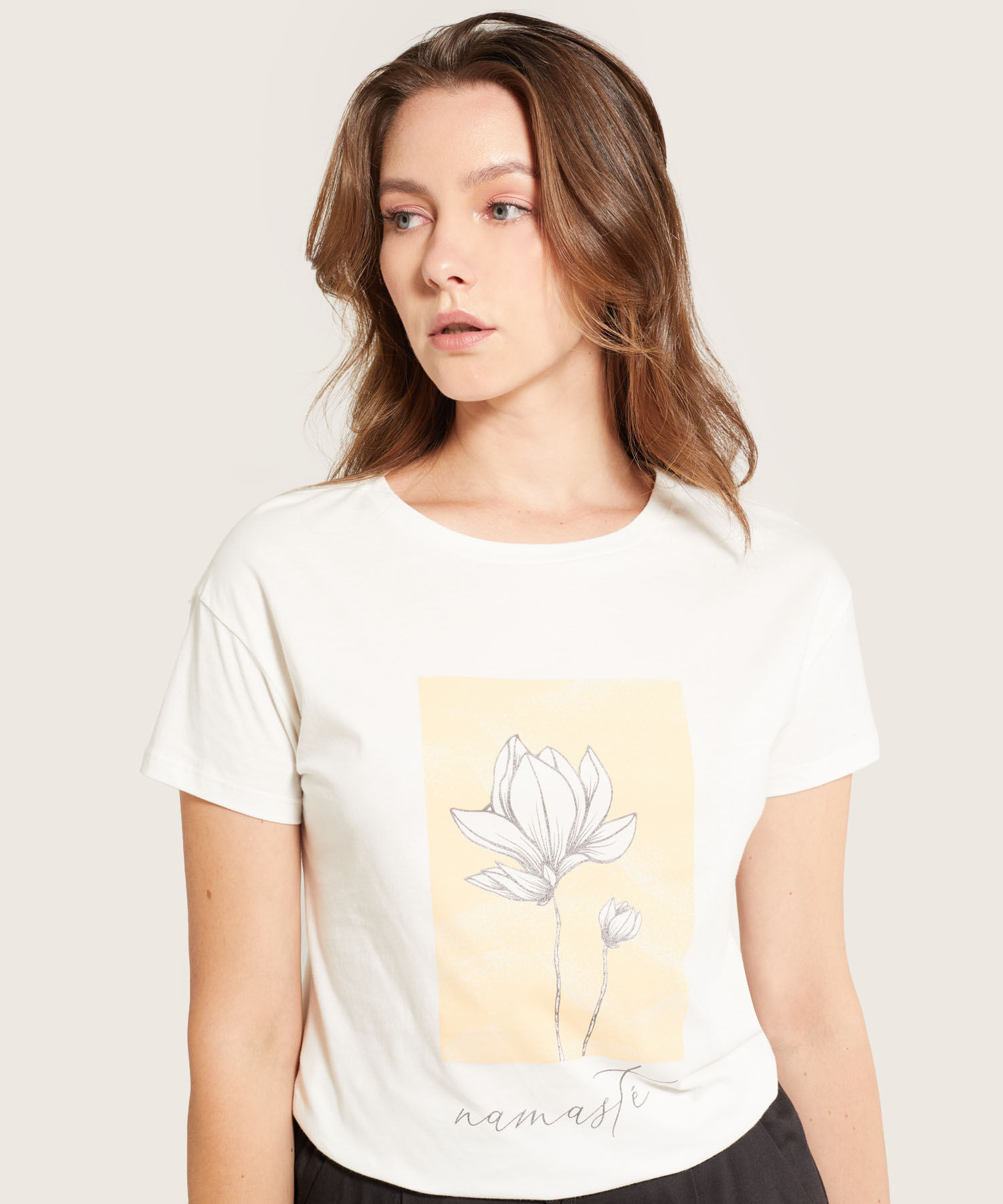 Camiseta Estampado Floral