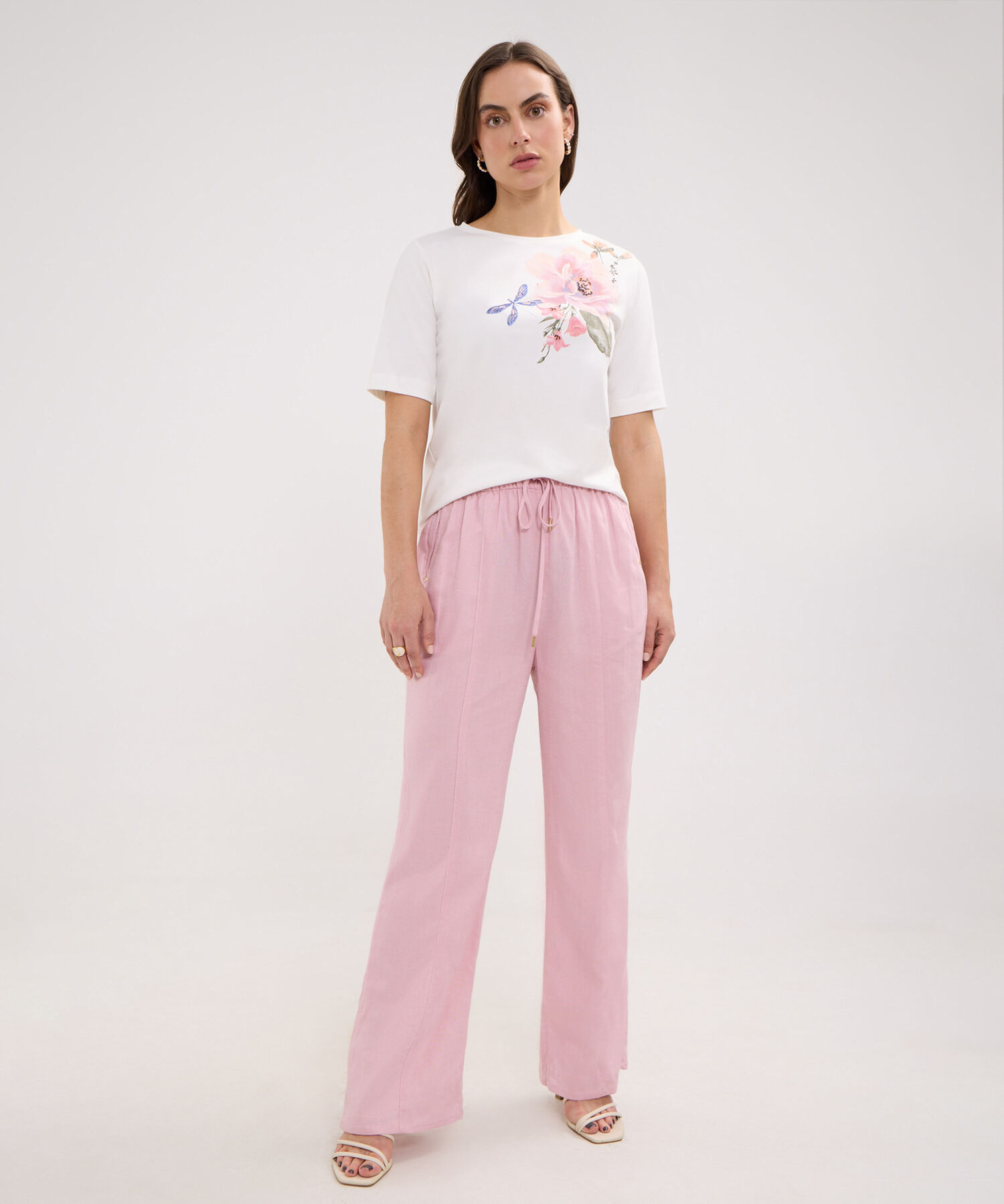 Pantalón en Efecto Lino