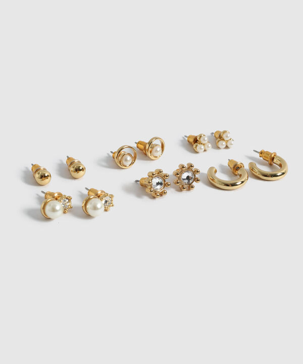 Set X6 Aretes Variados Mujer