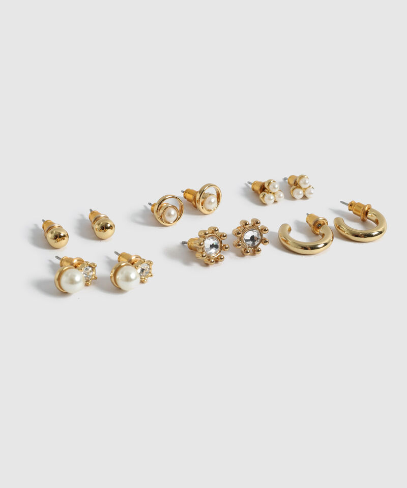 Set X6 Aretes Variados Mujer