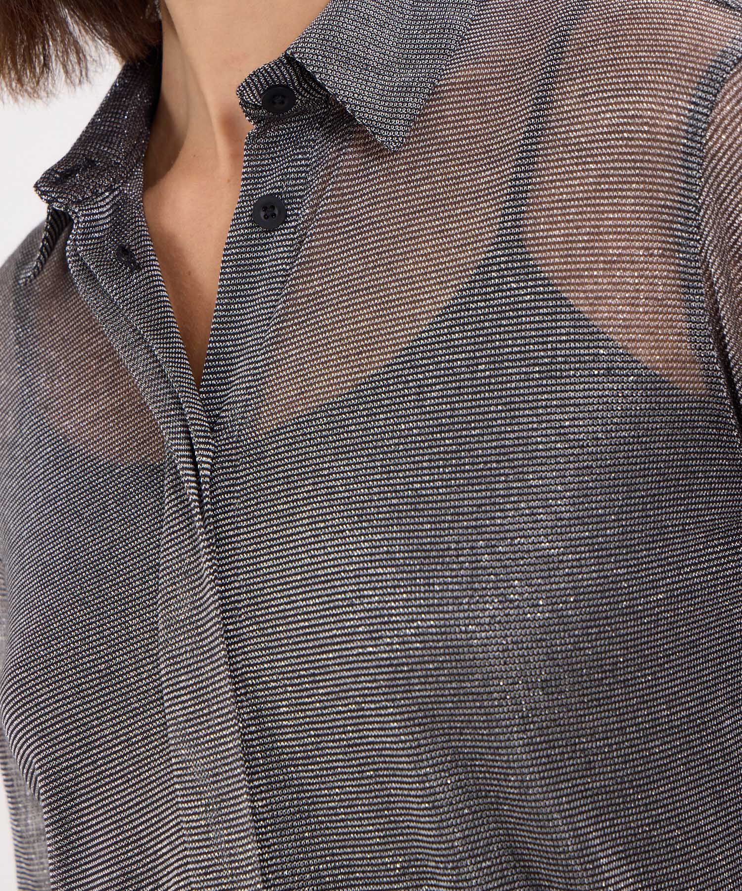 Camisa con Lurex