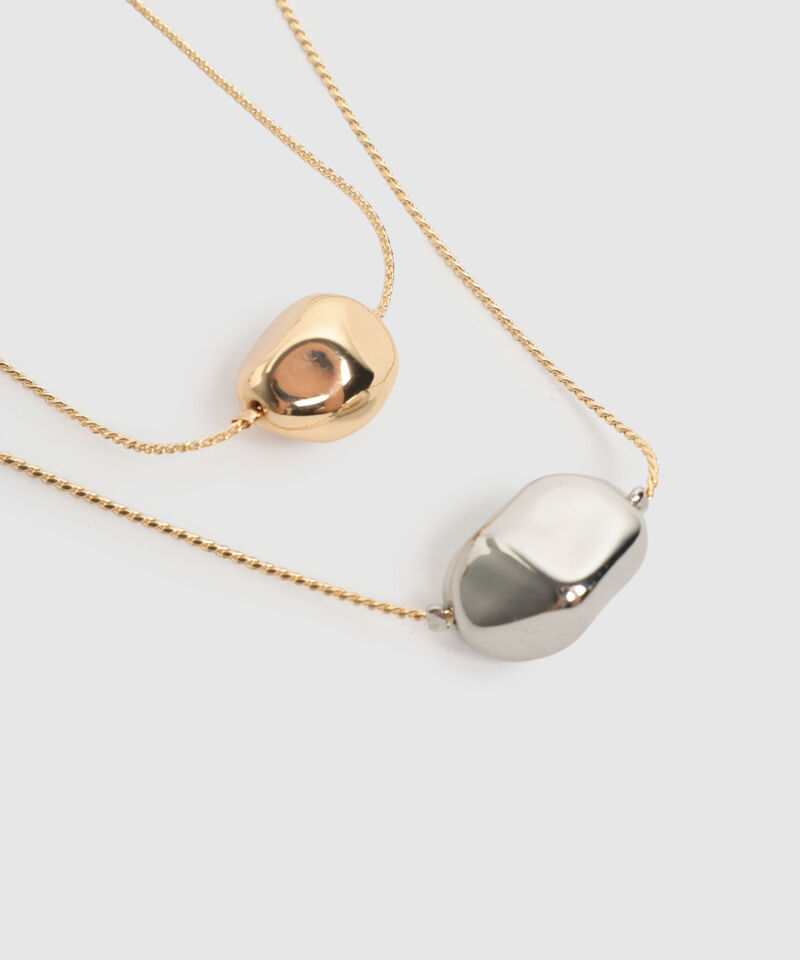 Set Collar Detalles Irregulares Para Mujer