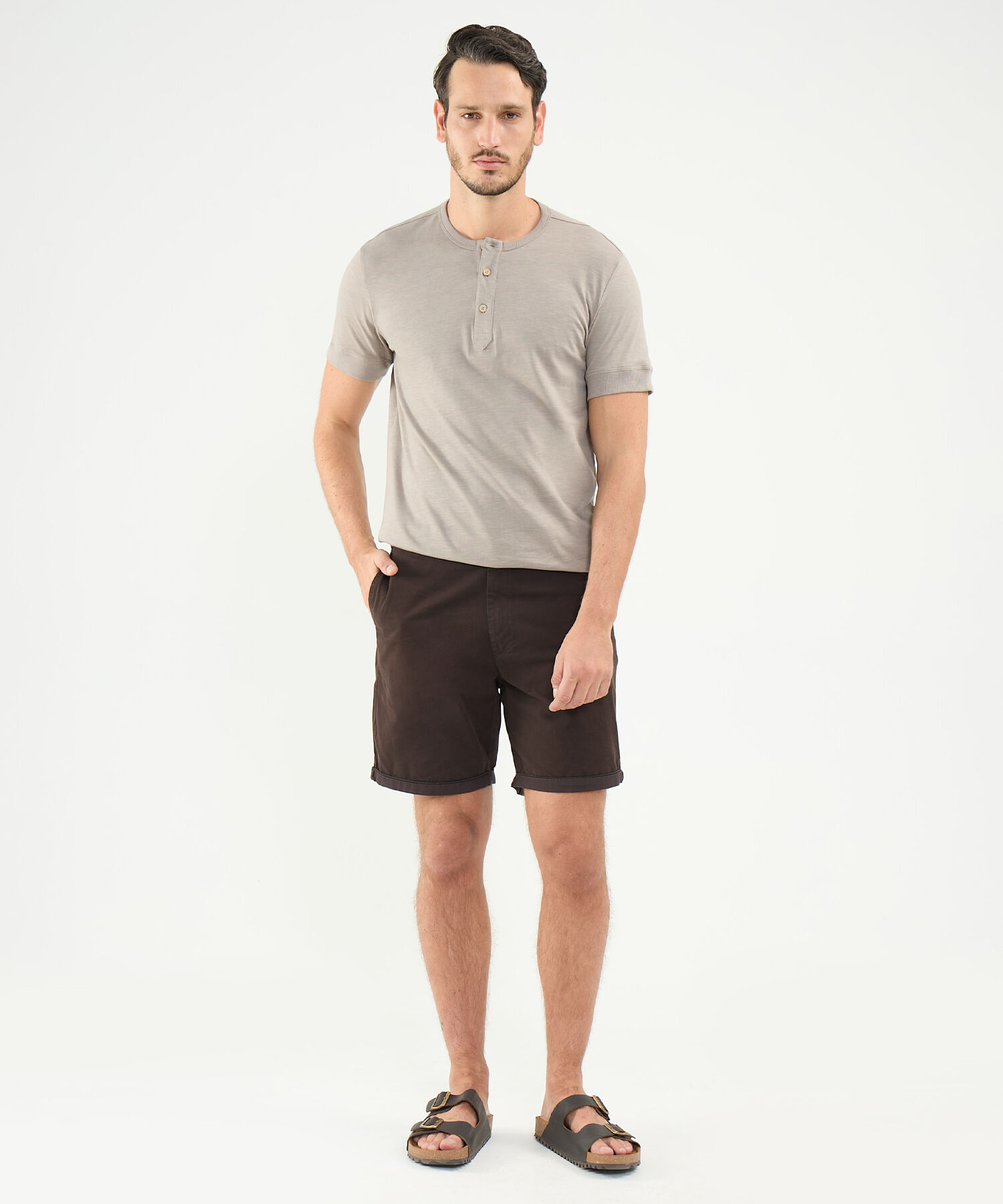 Camiseta Cuello Henley