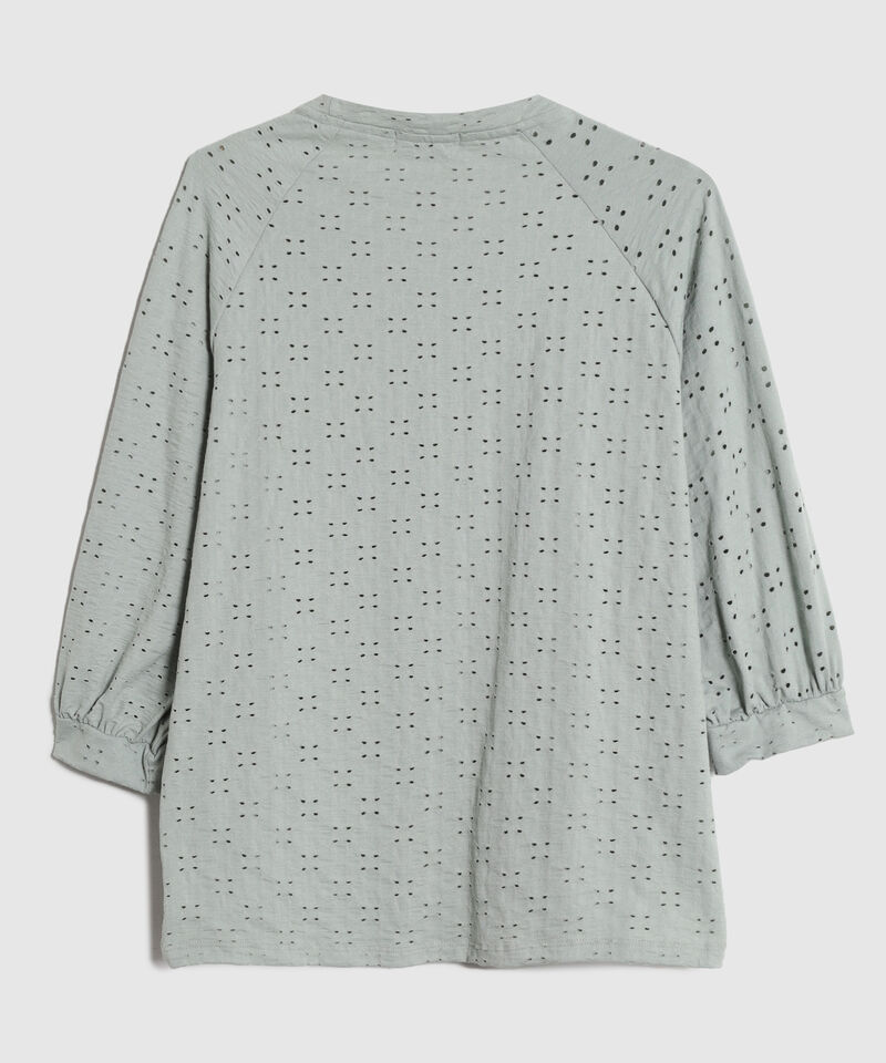 Camiseta Para Mujer con Ojalillos