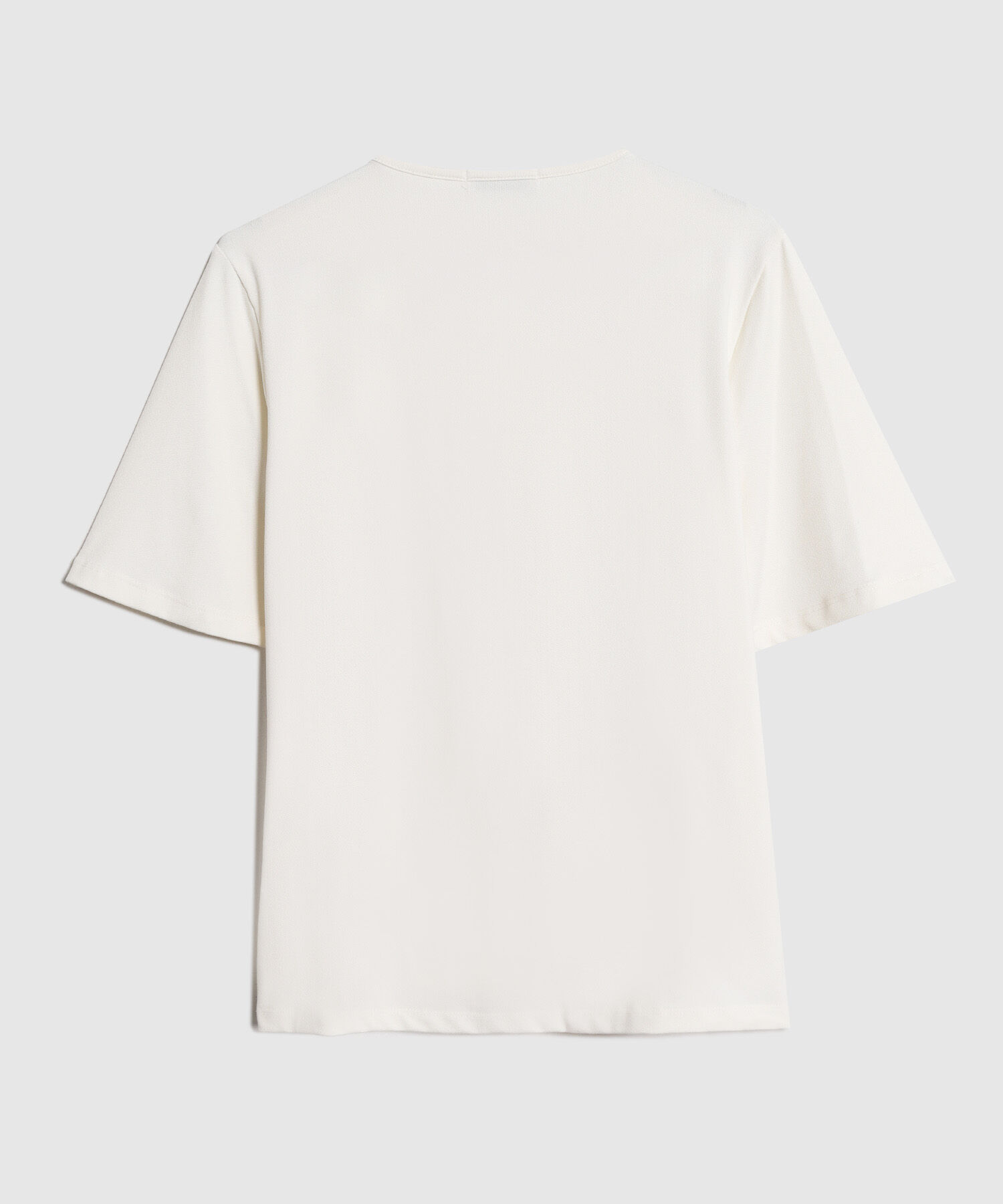 Camiseta Para Mujer con Detalle de Nudo Lateral