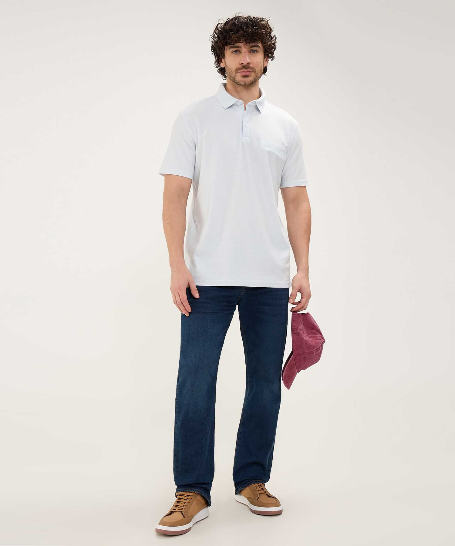 Polo Tejida con Bolsillo