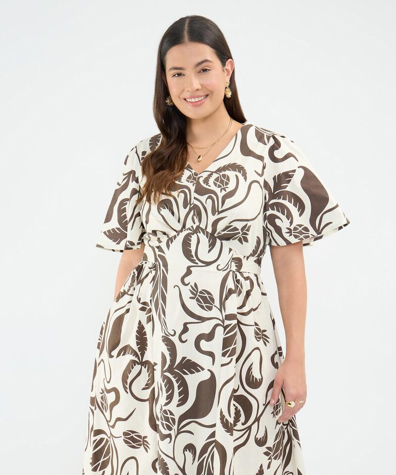 Vestido Estampado Botánico
