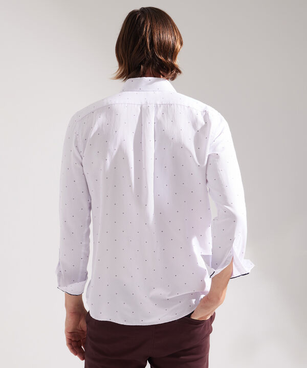 Camisa Manga Larga Estampada