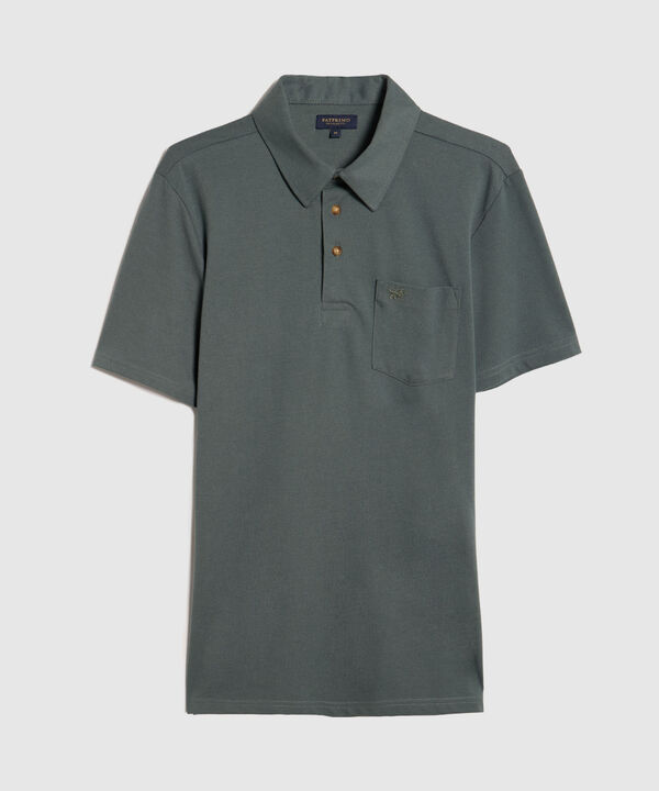 Polo Unicolor Cuello Duro