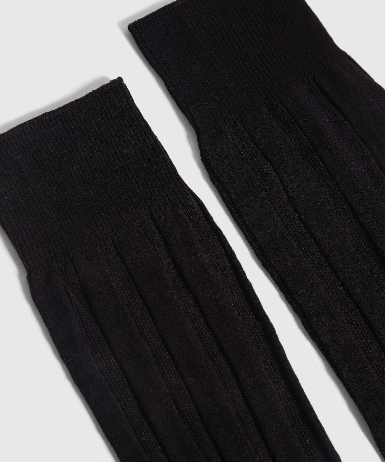 Medias Nylon Acanalada