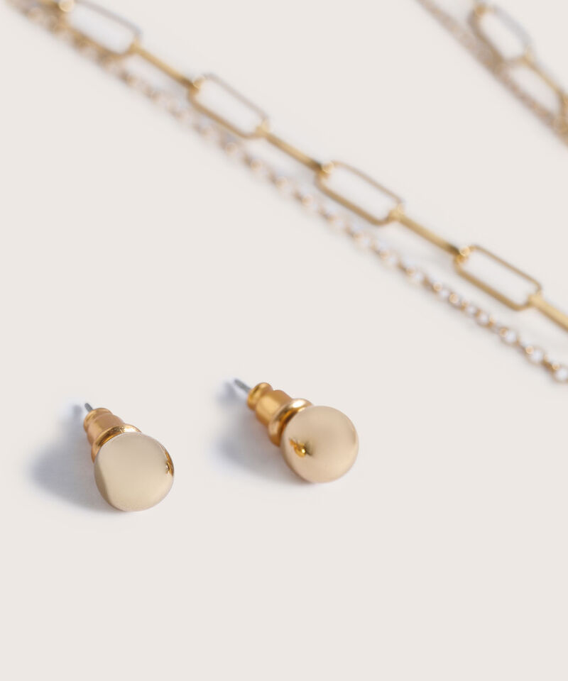 Set De Accesorios, Collar Y Aretes