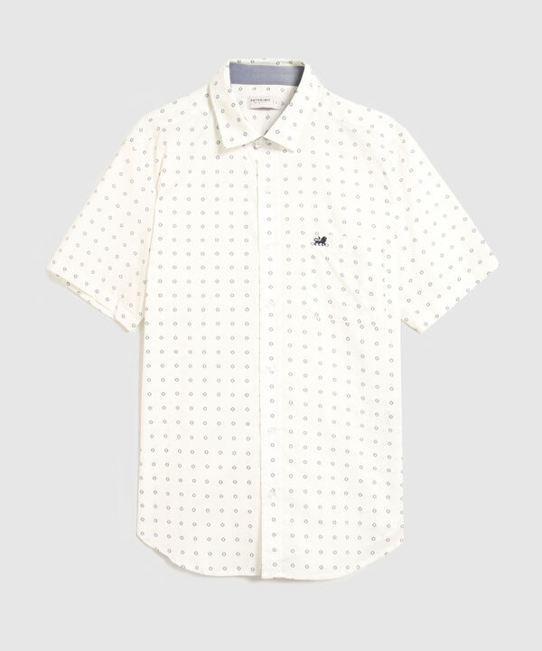 Camisa Manga Corta Con Bolsillo image number null