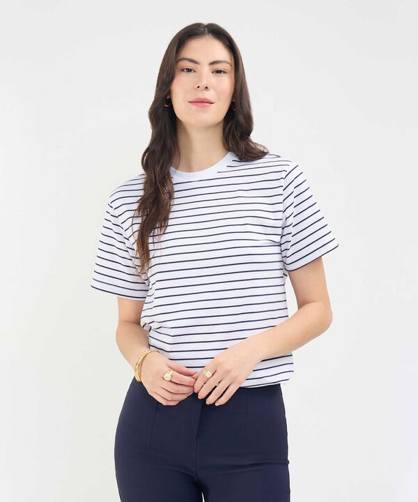 Camiseta a Rayas image number null