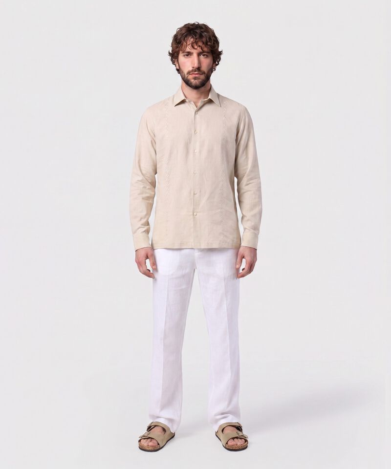 Guayabera Premium Con Alforzas Para Hombre