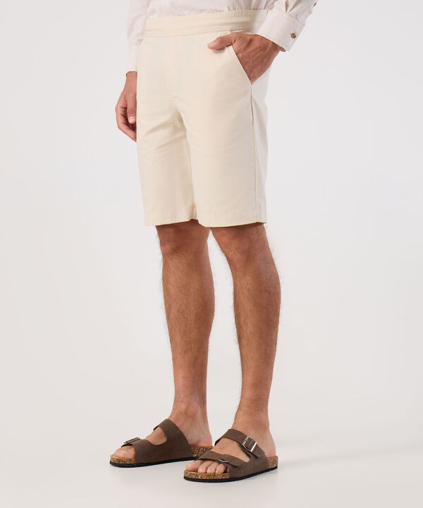 Bermuda Casual Con Pretina El&aacute;stica
