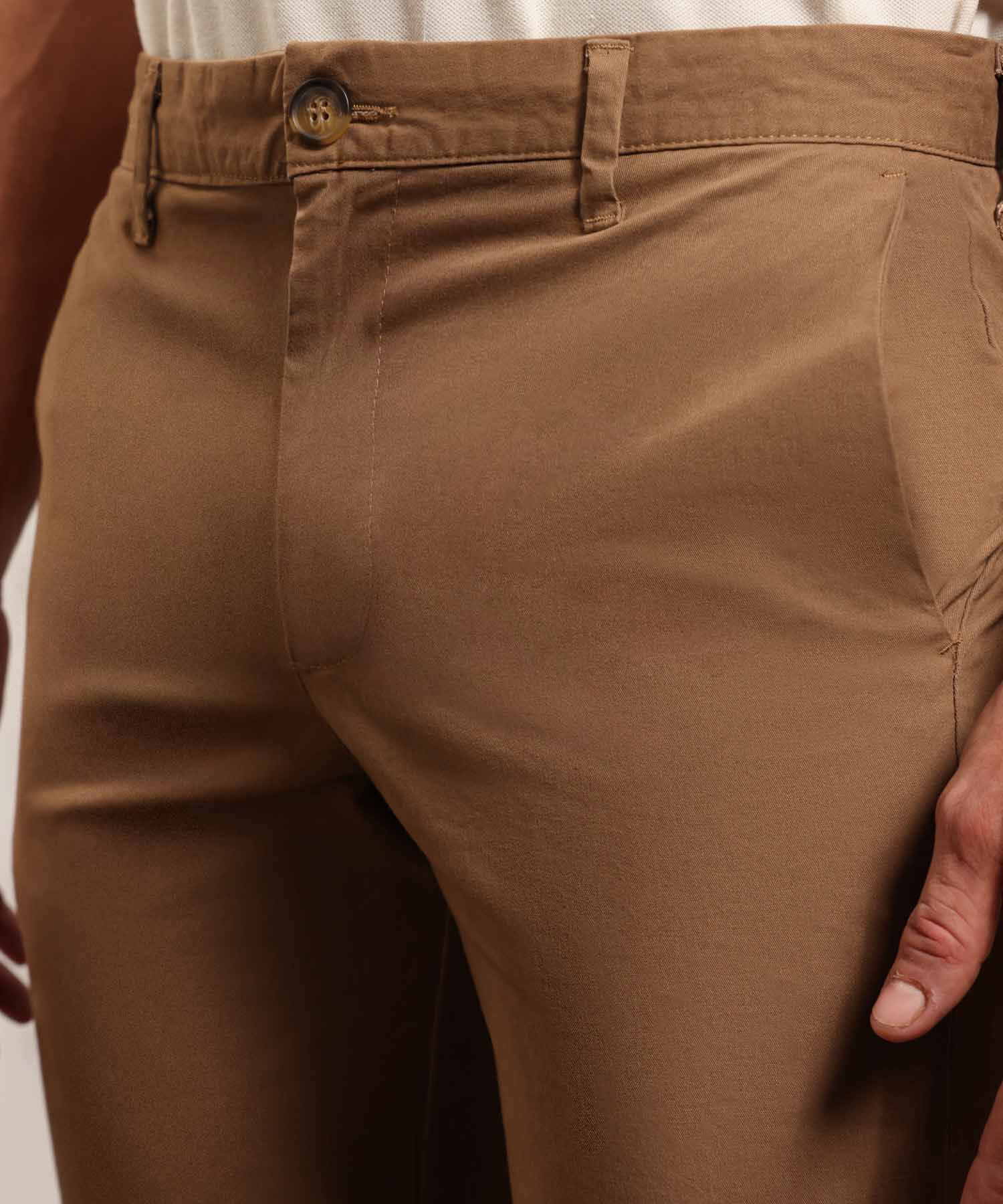 Pantal&oacute;n Cl&aacute;sico Para Hombre De Corte Recto