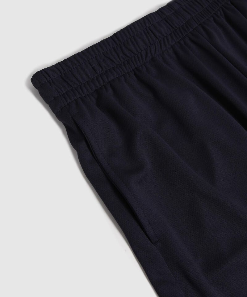 Bermuda Punto Unicolor Con Bolsillos