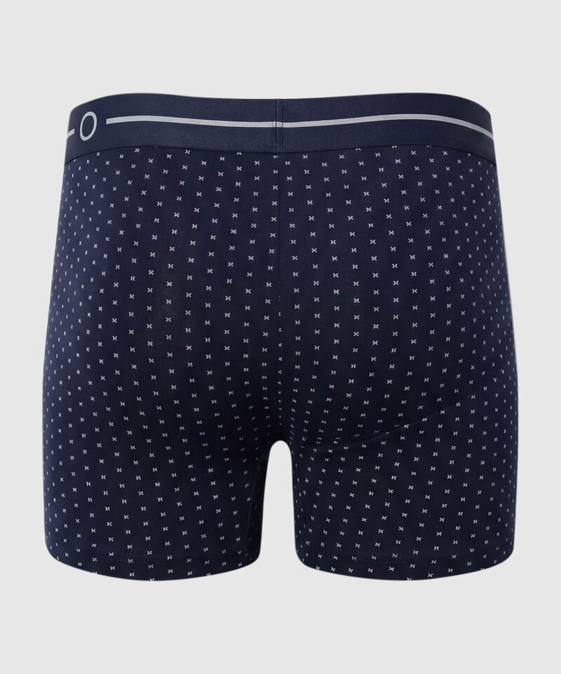 B&oacute;xer Medio Con Microestampado Para Hombre