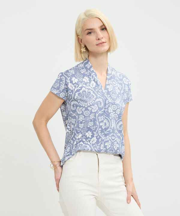 Camiseta Estampada Escote en V image number null