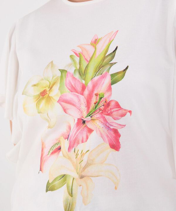 Camiseta Estampado Orquideas image number null