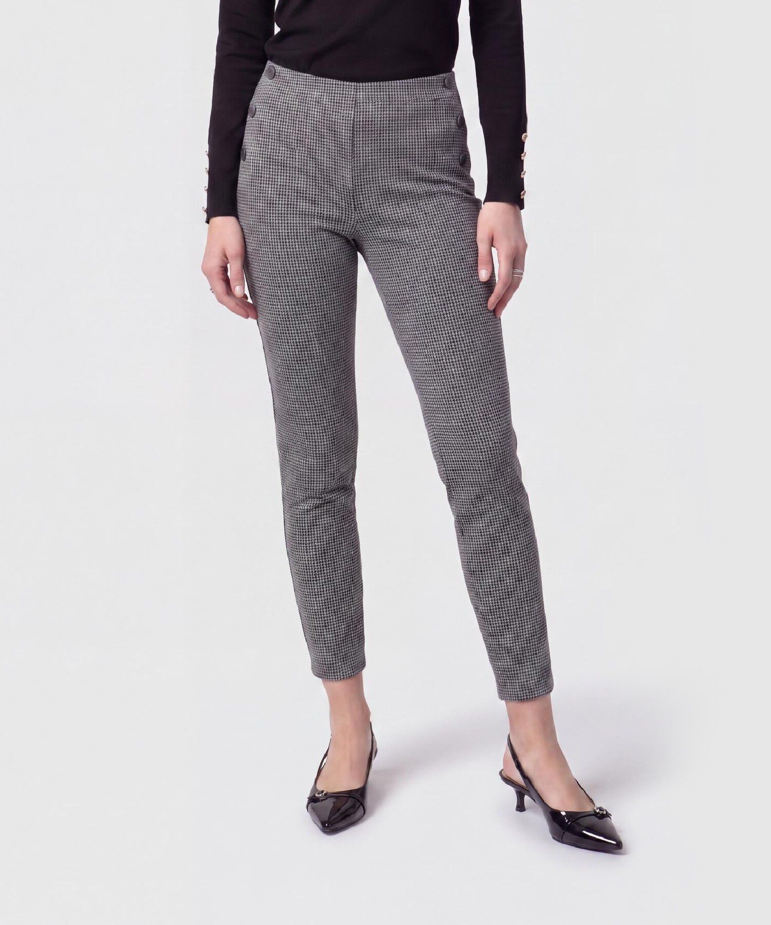 Leggings con Botones Laterales para Mujer