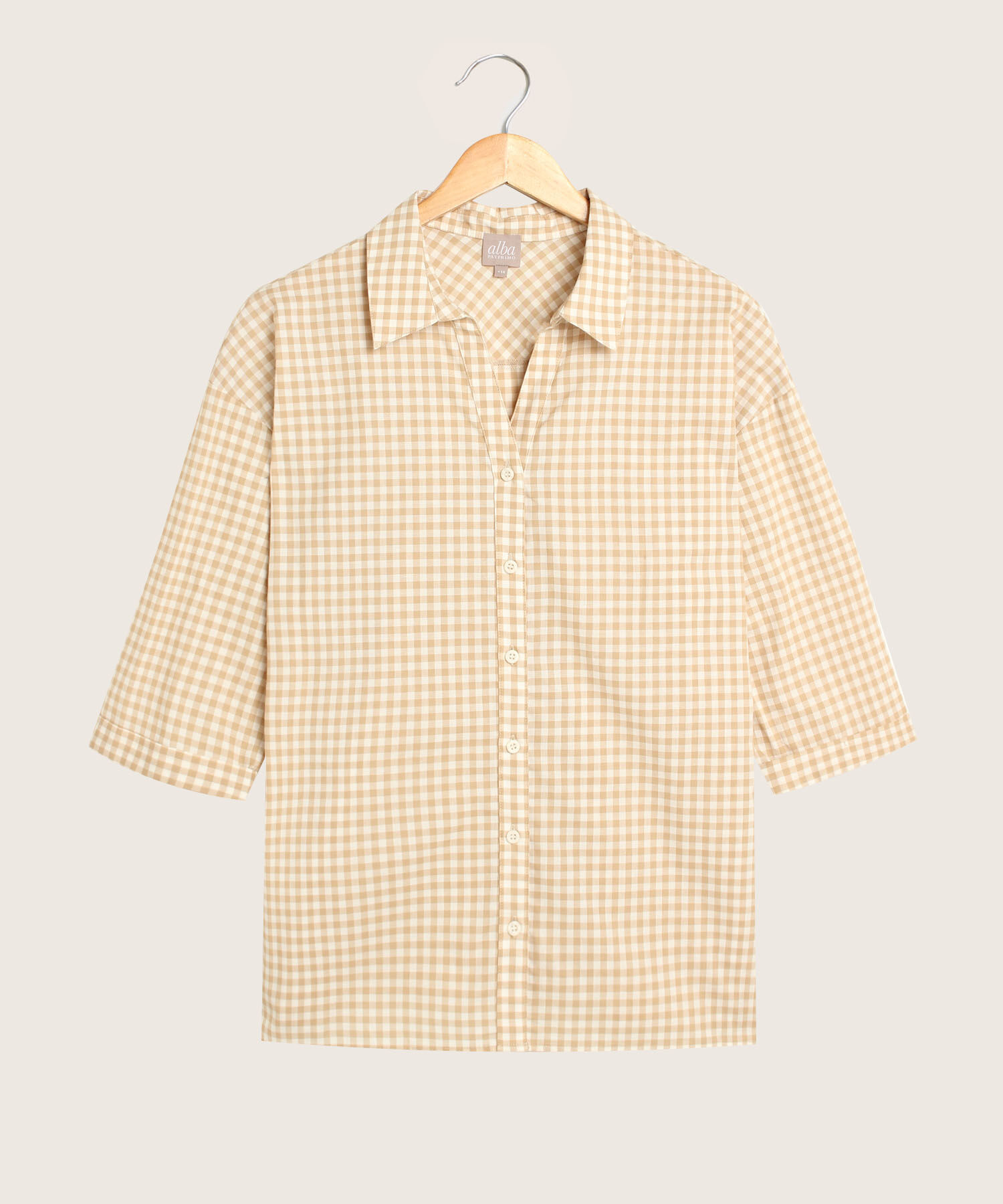 Camisa Manga Corta Con Guardapolvo
