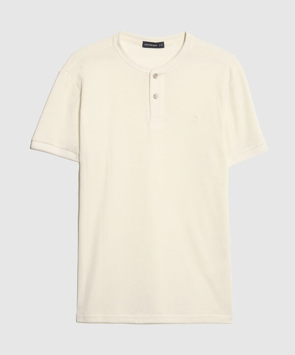 Cuello Camiseta Henley