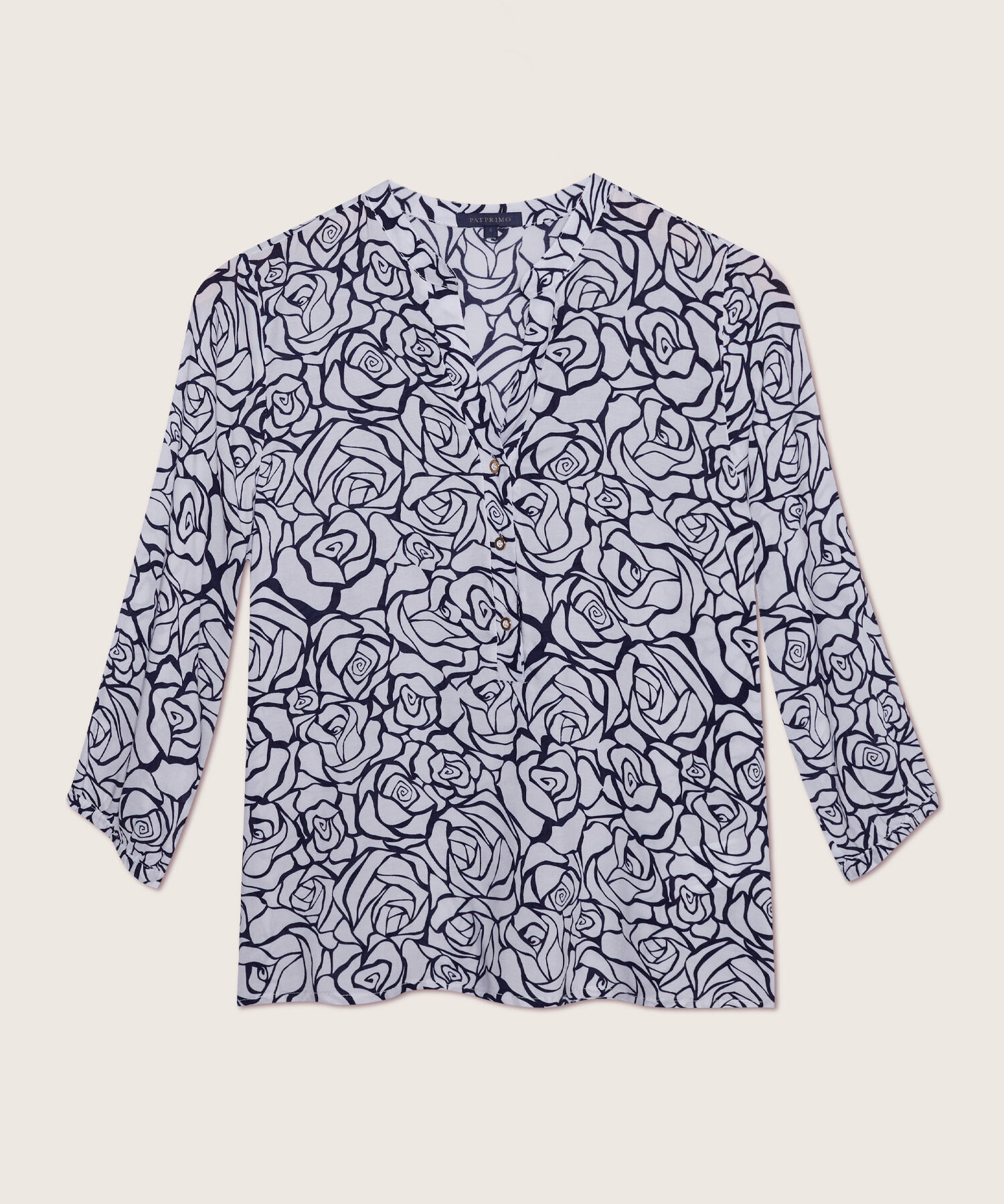 Blusa Manga 3/4 Estampada