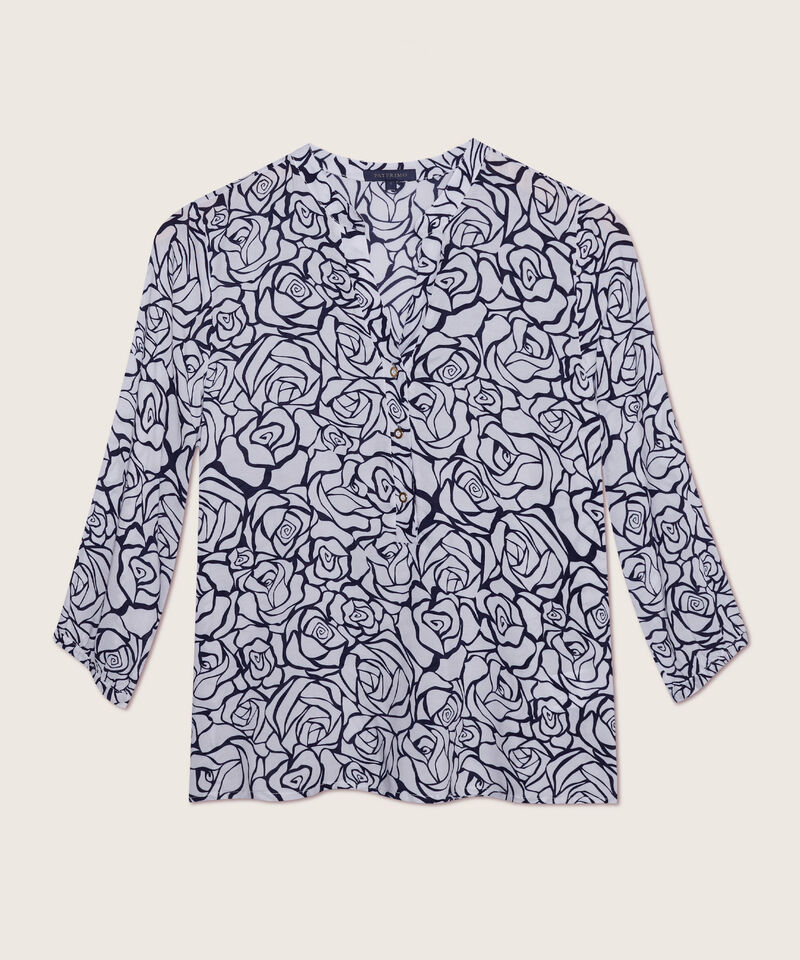 Blusa Manga 3/4 Estampada