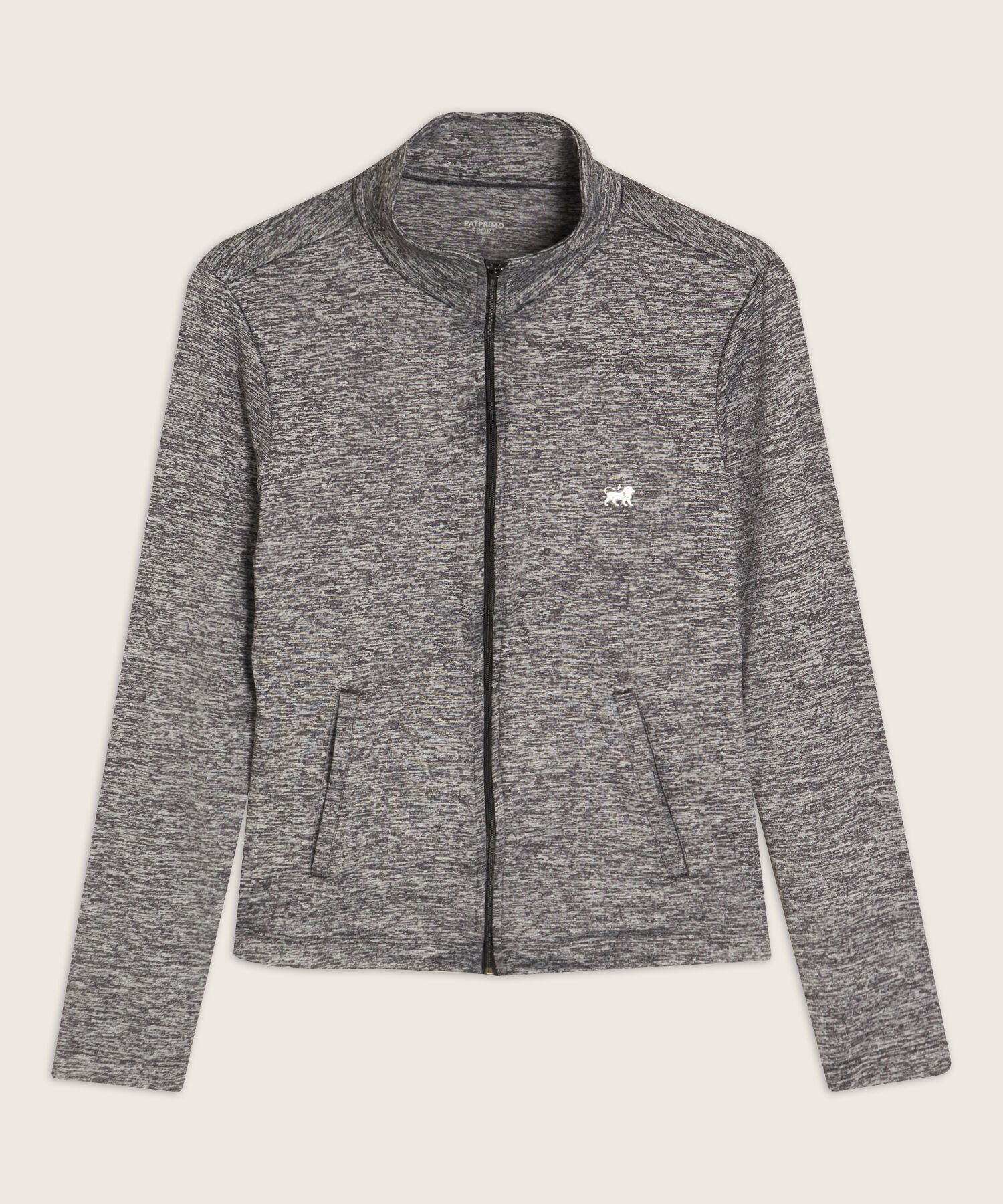 Chaqueta Cuello Alto Unicolor