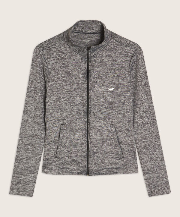 Chaqueta Cuello Alto Unicolor