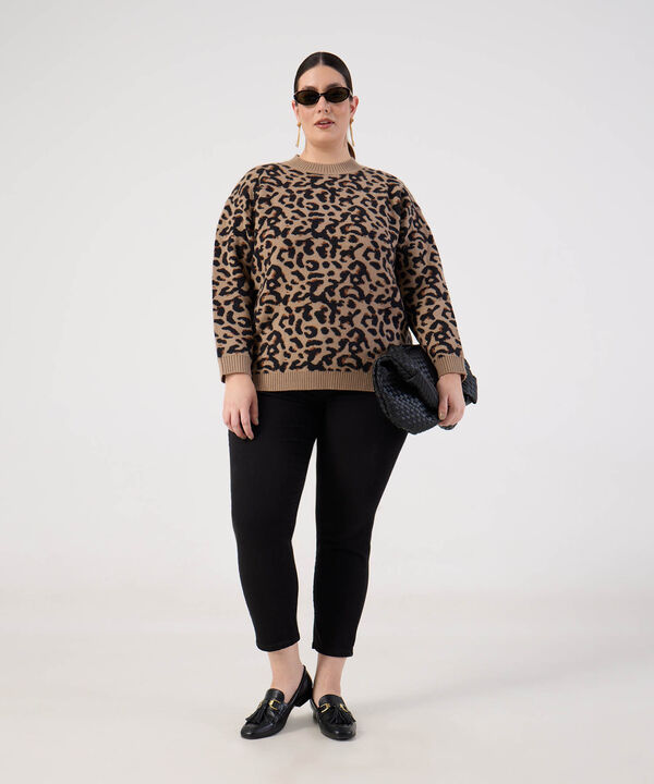 Buzo animal print para mujer curvy image number null