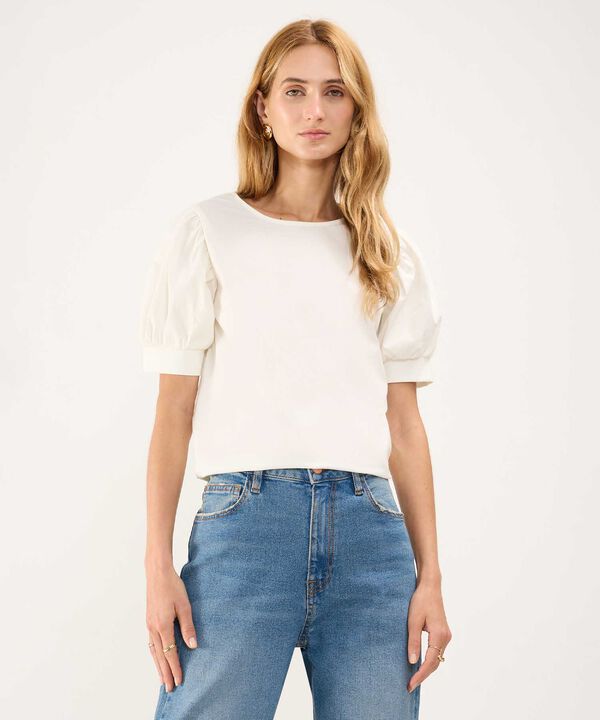 Blusa Manga Globo image number null