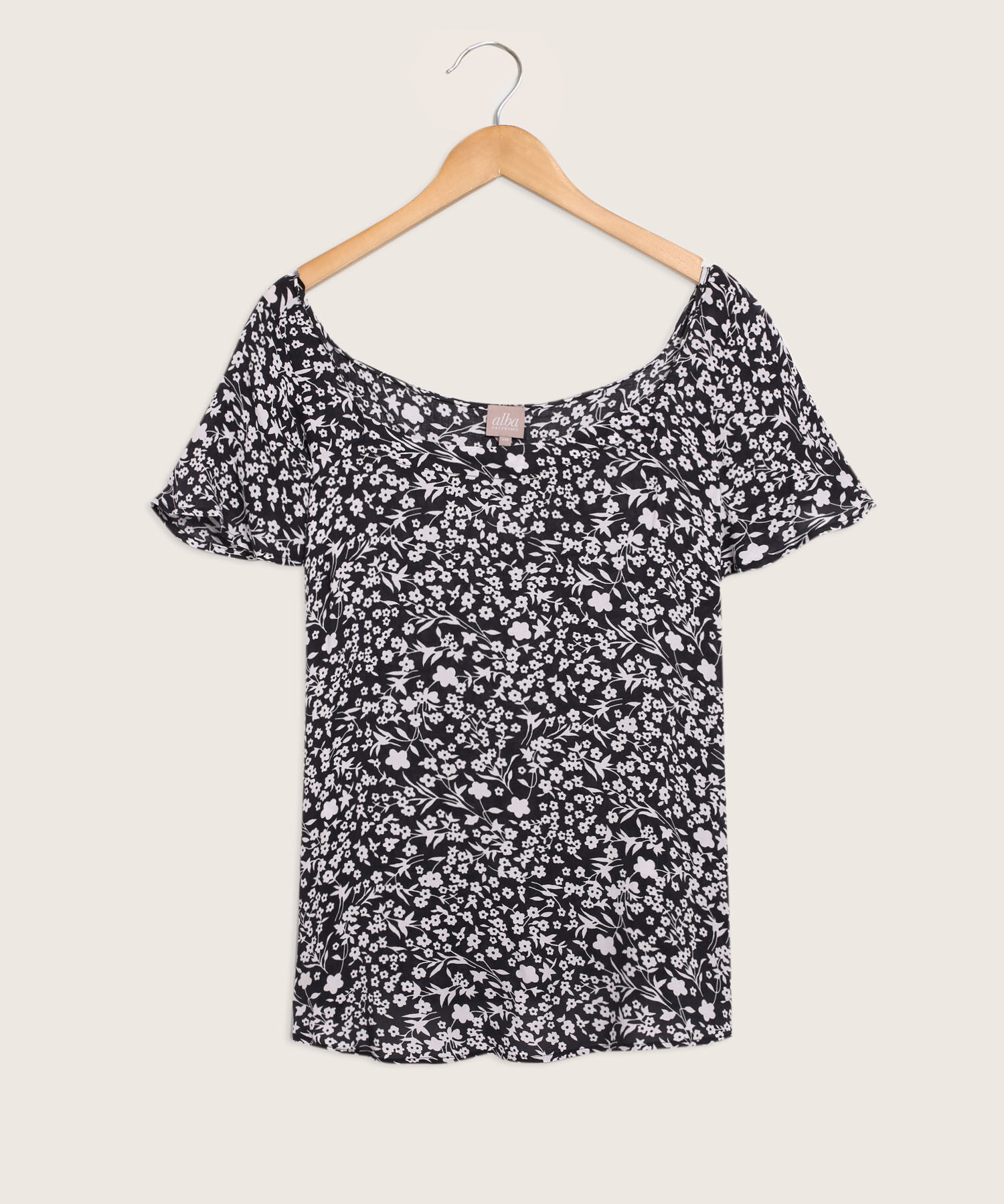 Blusa Estampada Manga Corta