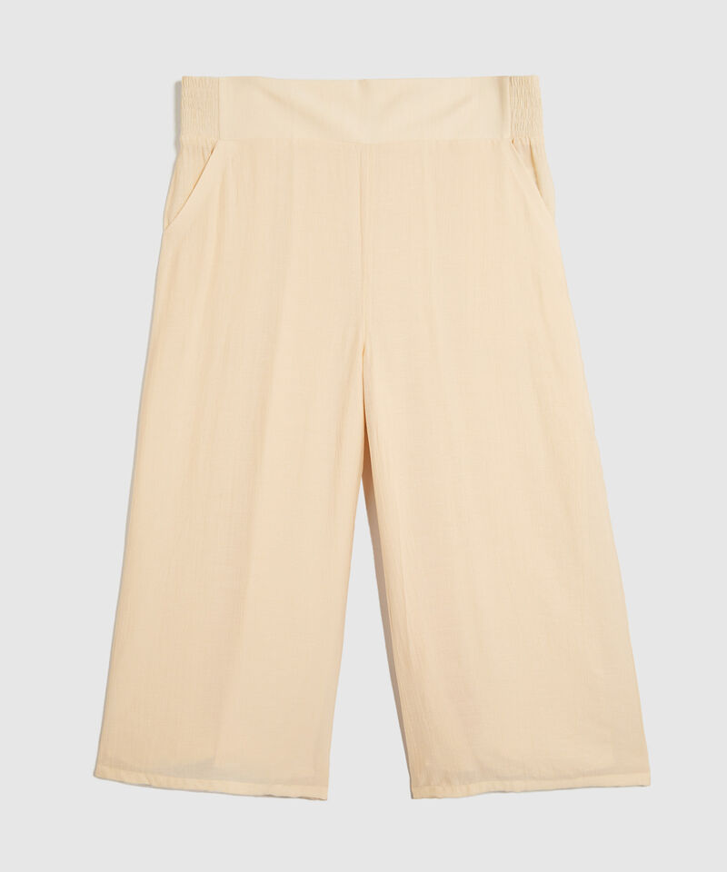Pantalon Con Elastico En Pretina Para Mujer