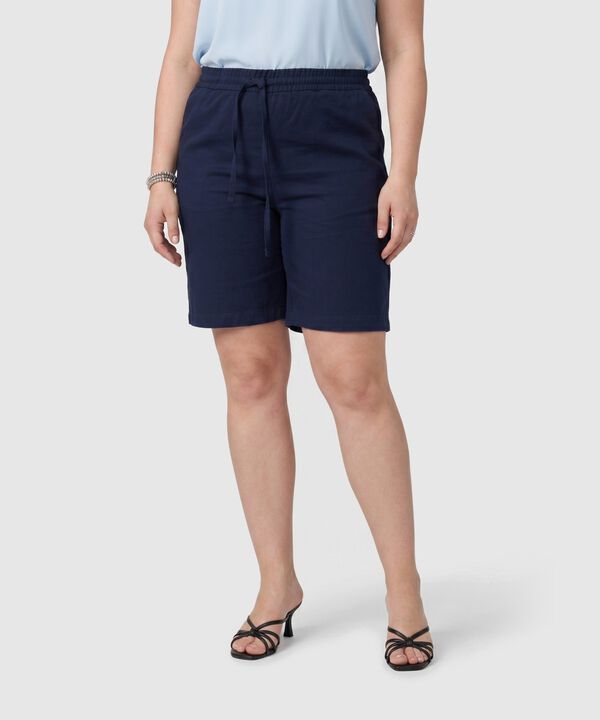 Bermuda Casual Con Cord&oacute;n Para Mujer Curvy image number null