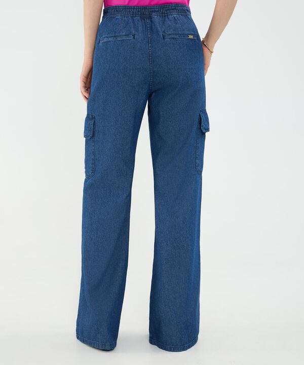 Jeans Fluido Cargo