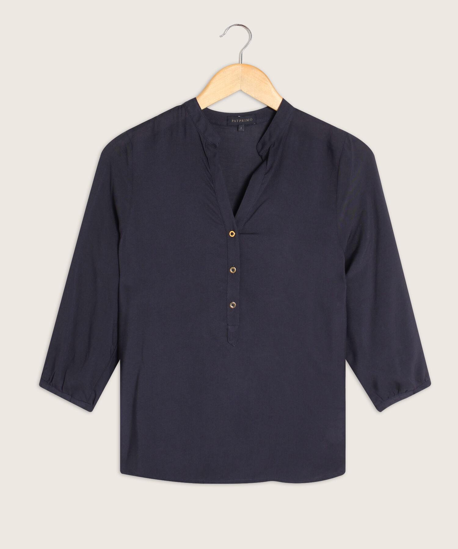Blusa Manga 3/4 Unicolor