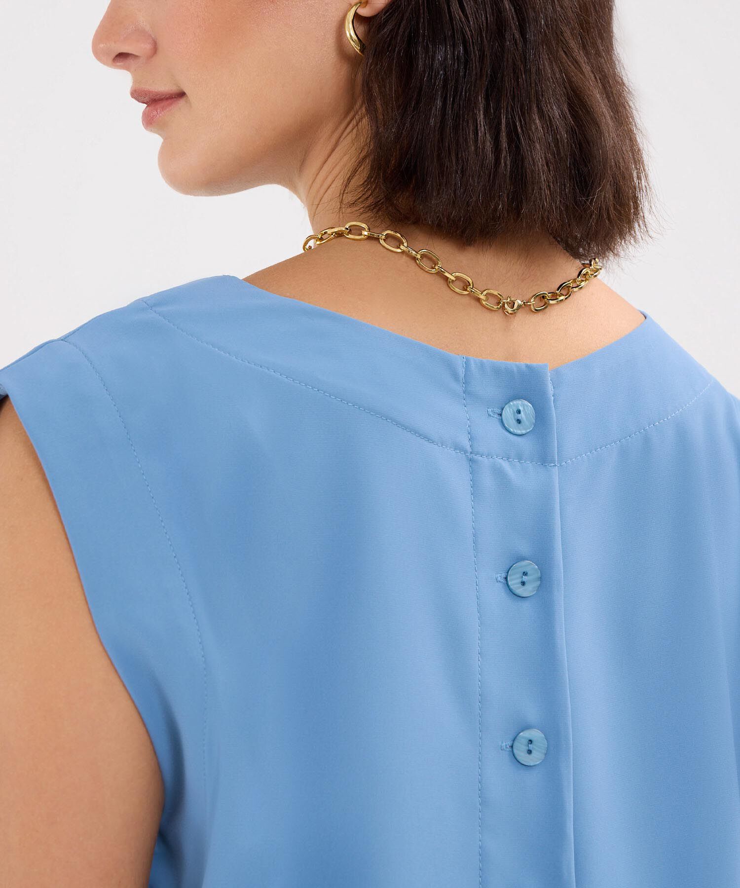 Blusa Escote Redondo