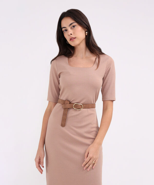 Vestido  Mangas A Codo. image number null