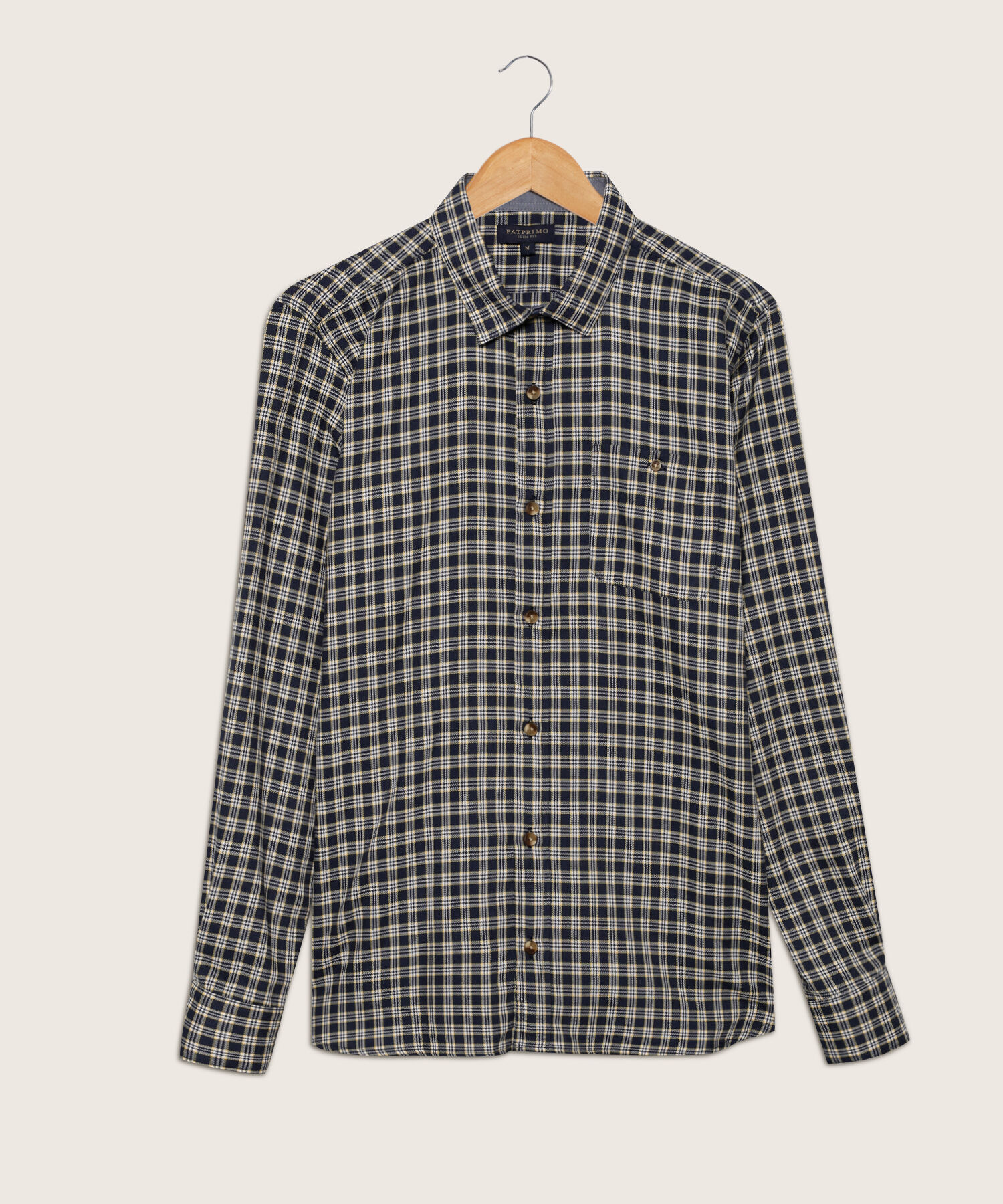 Camisa Manga Larga Preteñida