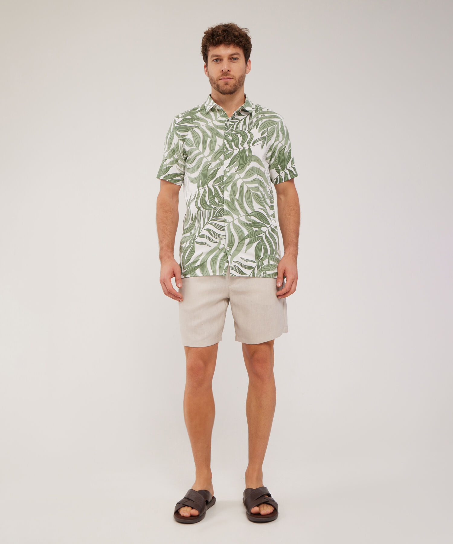 Camisa Manga Corta Estampada