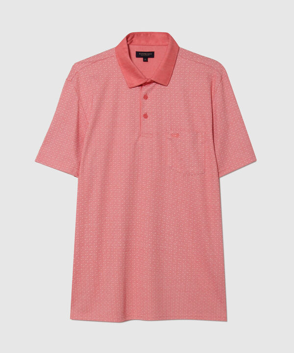 Polo Estampada con Bolsillo
