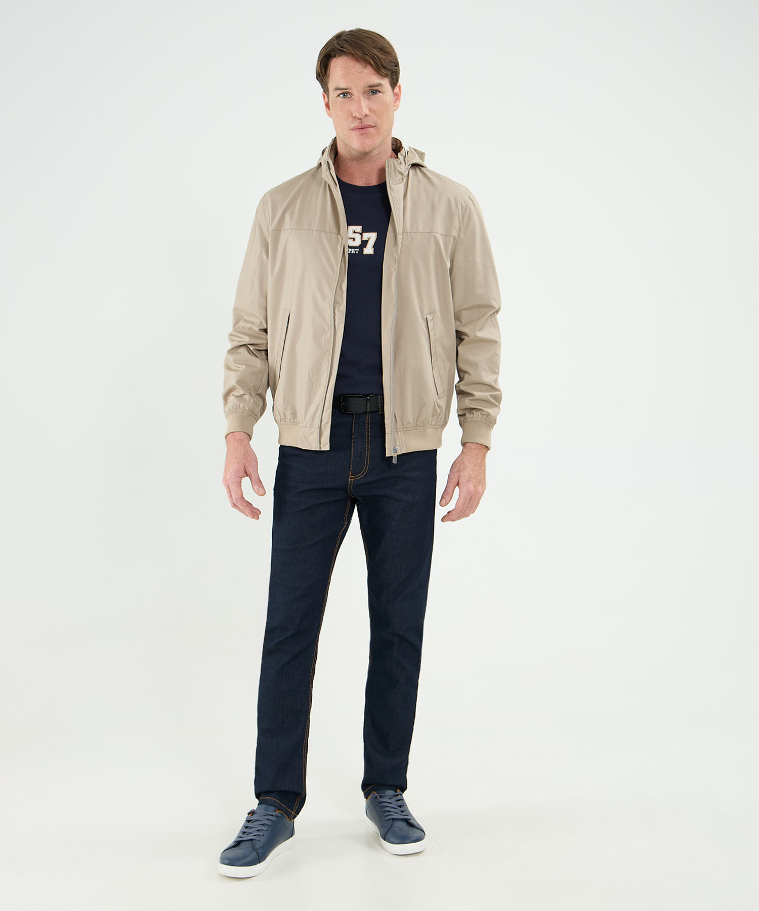 Chaqueta Tipo Rompevientos Para Hombre