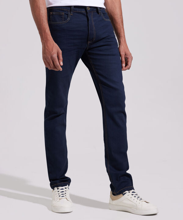 Jean Slim Tono Azul Oscuro image number null