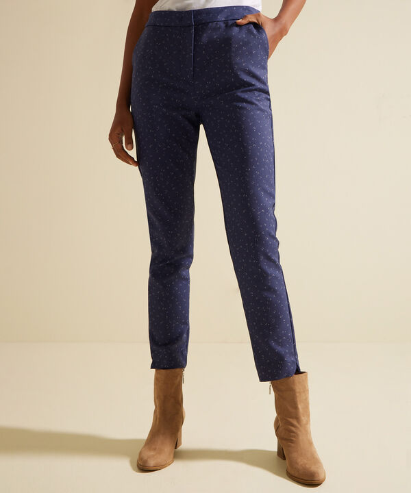 Pantalón Clásico Estampado image number null